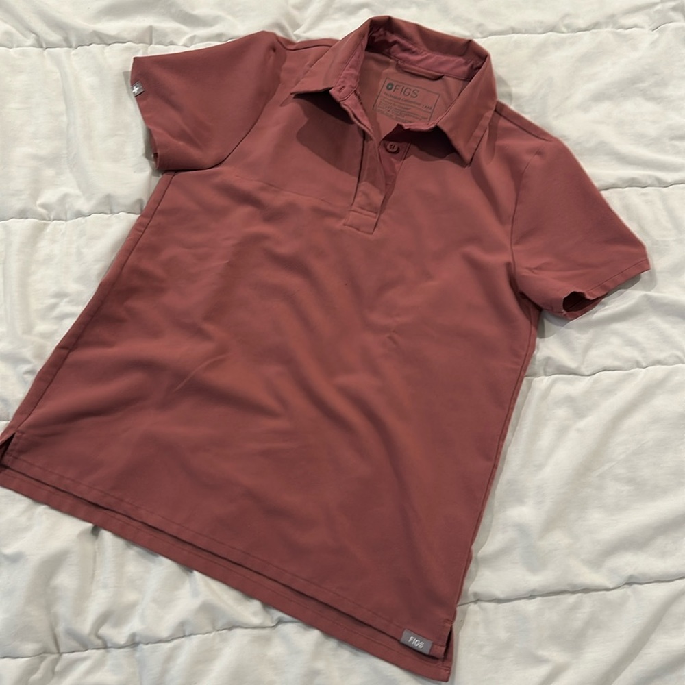 Figs women XXS pink mauve top - Picture 1 of 2